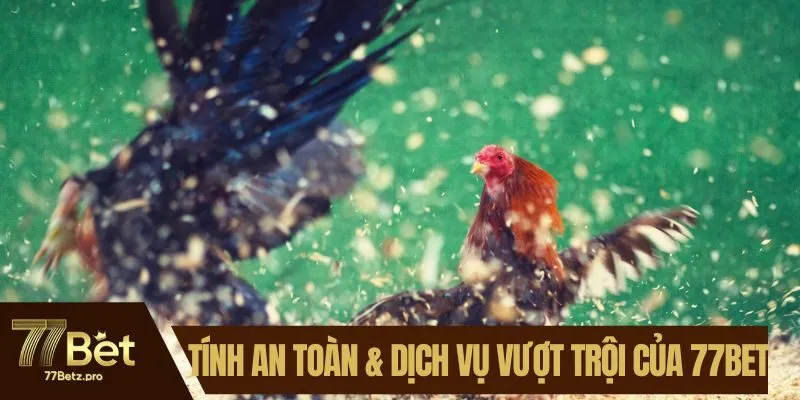 T&iacute;nh an to&agrave;n & dịch vụ vượt trội của 77BET